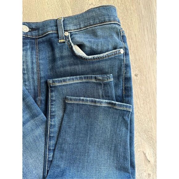 7 For All Mankind Skinny High Waist Ankle Jeans 31 - Picture 3 of 6